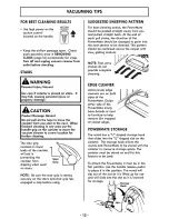 Preview for 12 page of Kenmore 116.81714 Use & Care Manual