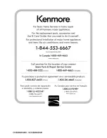 Preview for 48 page of Kenmore 116.81714 Use & Care Manual