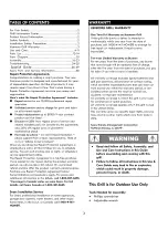 Preview for 3 page of Kenmore 119.16144210 Use & Care Manual