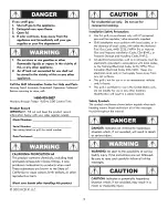 Preview for 2 page of Kenmore 119.16161210 Use & Care Manual