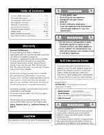 Preview for 2 page of Kenmore 119.16216010 Use & Care Manual