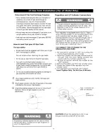 Preview for 16 page of Kenmore 119.166750 Operator'S Manual