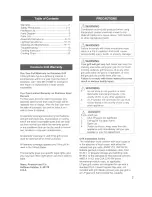 Preview for 2 page of Kenmore 122.16119 Use And Care Manual