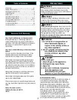 Preview for 2 page of Kenmore 122.16124900 Use And Care Manual