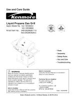 Kenmore 122.16538900 Use And Care Manual предпросмотр