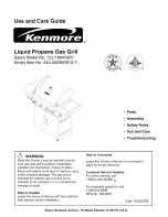 Kenmore 122.16643900 Use And Care Manual preview