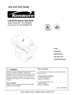 Kenmore 122.166489 Use And Care Manual preview