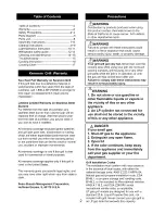 Preview for 2 page of Kenmore 122.16654901 Use And Care Manual