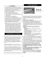 Preview for 4 page of Kenmore 122.16654901 Use And Care Manual