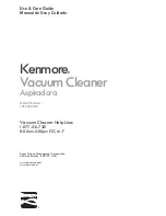 Kenmore 125.22614610 Use & Care Manual preview