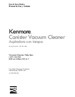 Kenmore 125.81614610 Use & Care Manual preview