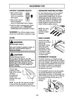 Preview for 12 page of Kenmore 125.81714610 Use & Care Manual