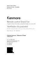 Kenmore 127. 32210310 Use & Care Manual предпросмотр