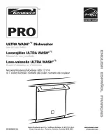 Kenmore 1317 - Pro 24 in. Dishwasher Use And Care Manual preview