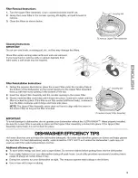 Preview for 9 page of Kenmore 1317 - Pro 24 in. Dishwasher Use And Care Manual