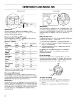 Preview for 10 page of Kenmore 1317 - Pro 24 in. Dishwasher Use And Care Manual