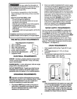 Preview for 2 page of Kenmore 131801800 Installation Instructions