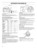 Preview for 10 page of Kenmore 1320 - Elite 24 in. Dishwasher Use And Care Manual