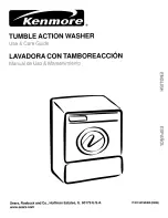 Предварительный просмотр 1 страницы Kenmore 134190400 (0209) Use And Care Manual