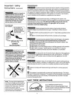 Предварительный просмотр 4 страницы Kenmore 134190400 (0209) Use And Care Manual