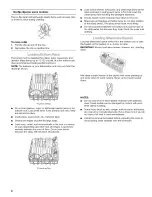 Preview for 8 page of Kenmore 1345 - 24 in. Dishwasher Use And Care Manual