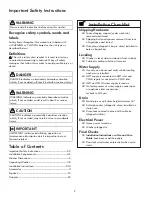 Preview for 2 page of Kenmore 137630800 Installation Instructions Manual