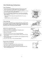 Preview for 12 page of Kenmore 14011 Operating Instructions Manual