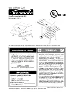 Preview for 1 page of Kenmore 141.152832 Use And Care Manual