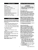 Preview for 2 page of Kenmore 141.157941 Owner'S Manual