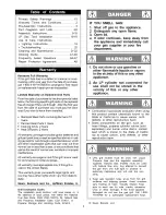 Preview for 2 page of Kenmore 141.16306 Use And Care Manual