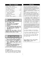 Preview for 2 page of Kenmore 141.16322 Operator'S Manual