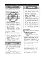 Preview for 3 page of Kenmore 141.16322 Operator'S Manual