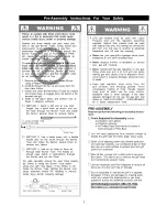 Предварительный просмотр 3 страницы Kenmore 141.163292 Operator'S Manual