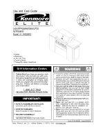 Kenmore 141.16655900 Use And Care Manual preview