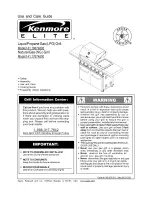 Preview for 1 page of Kenmore 141.16674800 Use And Care Manual