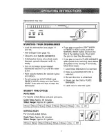 Предварительный просмотр 7 страницы Kenmore 14191 Owner'S Manual