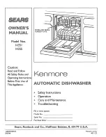 Kenmore 14351 Owner'S Manual preview