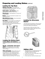 Preview for 8 page of Kenmore 1441 - 18 in. Portable Dishwasher Use And Care Manual