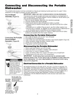 Preview for 13 page of Kenmore 1441 - 18 in. Portable Dishwasher Use And Care Manual