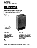 Preview for 1 page of Kenmore 147 Owner'S Manual