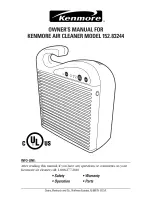 Preview for 1 page of Kenmore 152.83244 Owner'S Manual