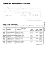 Предварительный просмотр 8 страницы Kenmore 1523 - 24 in. Dishwasher Use And Care Manual