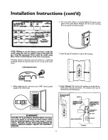 Preview for 11 page of Kenmore 153.31206 Owner'S Manual