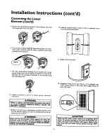 Preview for 12 page of Kenmore 153.31206 Owner'S Manual