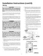 Предварительный просмотр 11 страницы Kenmore 153.316030 Owner'S Manual