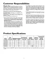 Preview for 4 page of Kenmore 153.317032 Owner'S Manual