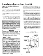 Preview for 7 page of Kenmore 153.317032 Owner'S Manual