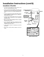 Preview for 12 page of Kenmore 153.317032 Owner'S Manual