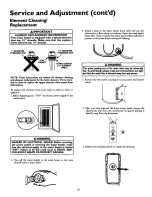 Предварительный просмотр 18 страницы Kenmore 153.320390 HT Owner'S Manual