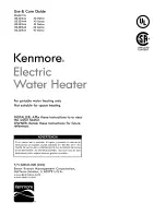 Kenmore 153.321344 Use & Care Manual preview